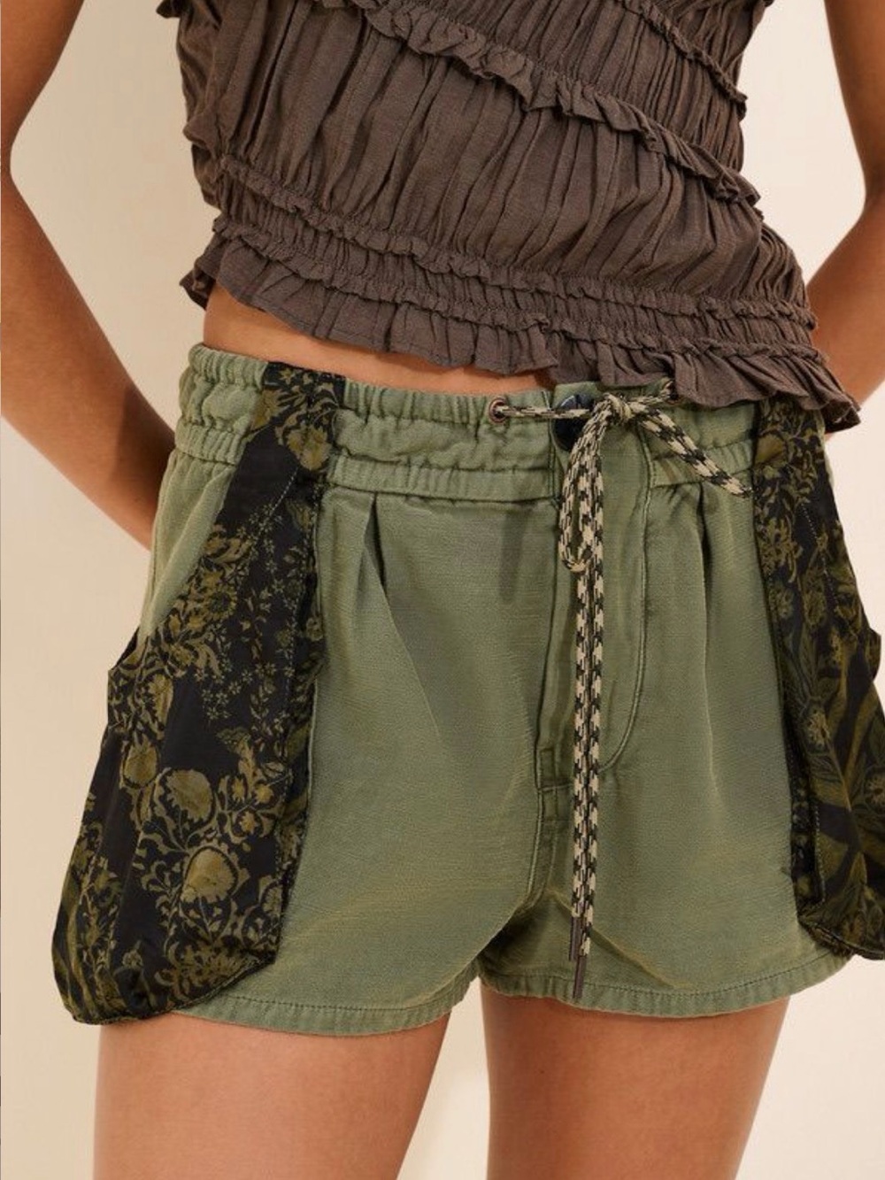 Free People Sabrina scarf shorts